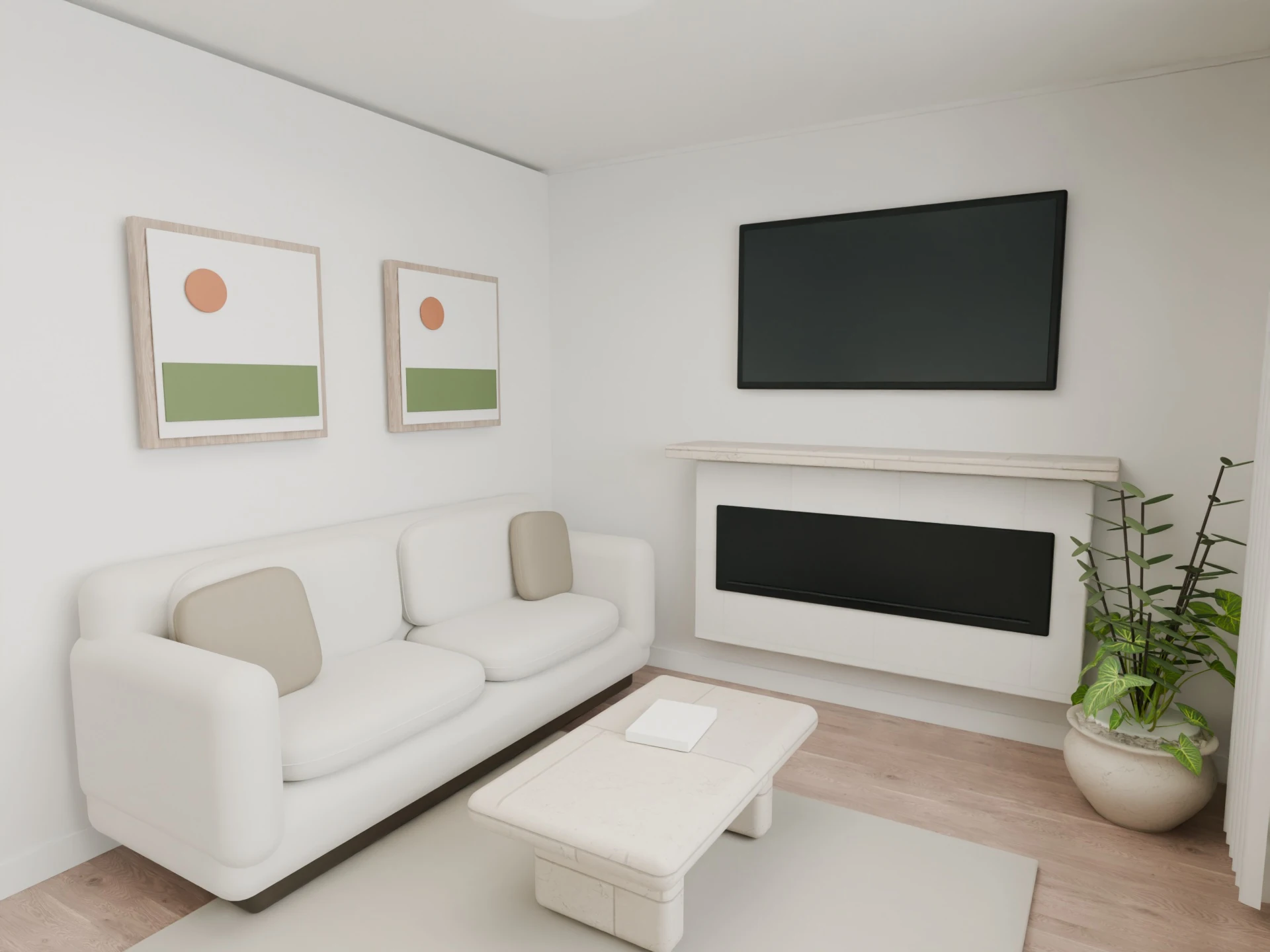 Family room from the Ridgefield model-based 360 degree interior tour